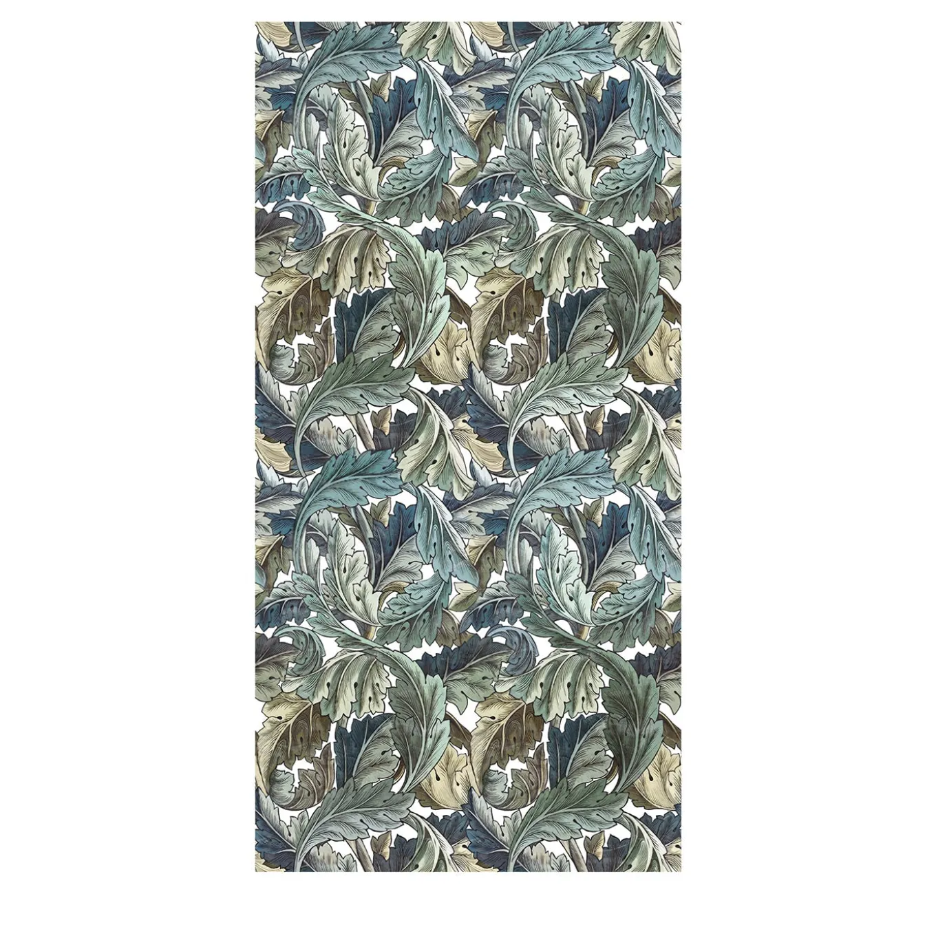 Acanthus Painted Blue Rivestimento In Gres Porcellanato Smaltato