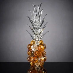Ananas piccolo in cristallo ambrato