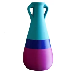 Anfora Cornelia XXL blu fucsia e azzurra
