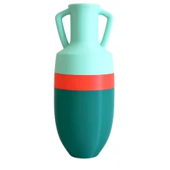 Anfora Ottaviano XL verde arancione e azzurra