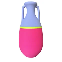 Anfora Teodosio XL Fucsia Giallo e Lilla