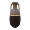 Anfora Teodosio XL in Nero Latte e Bronzo