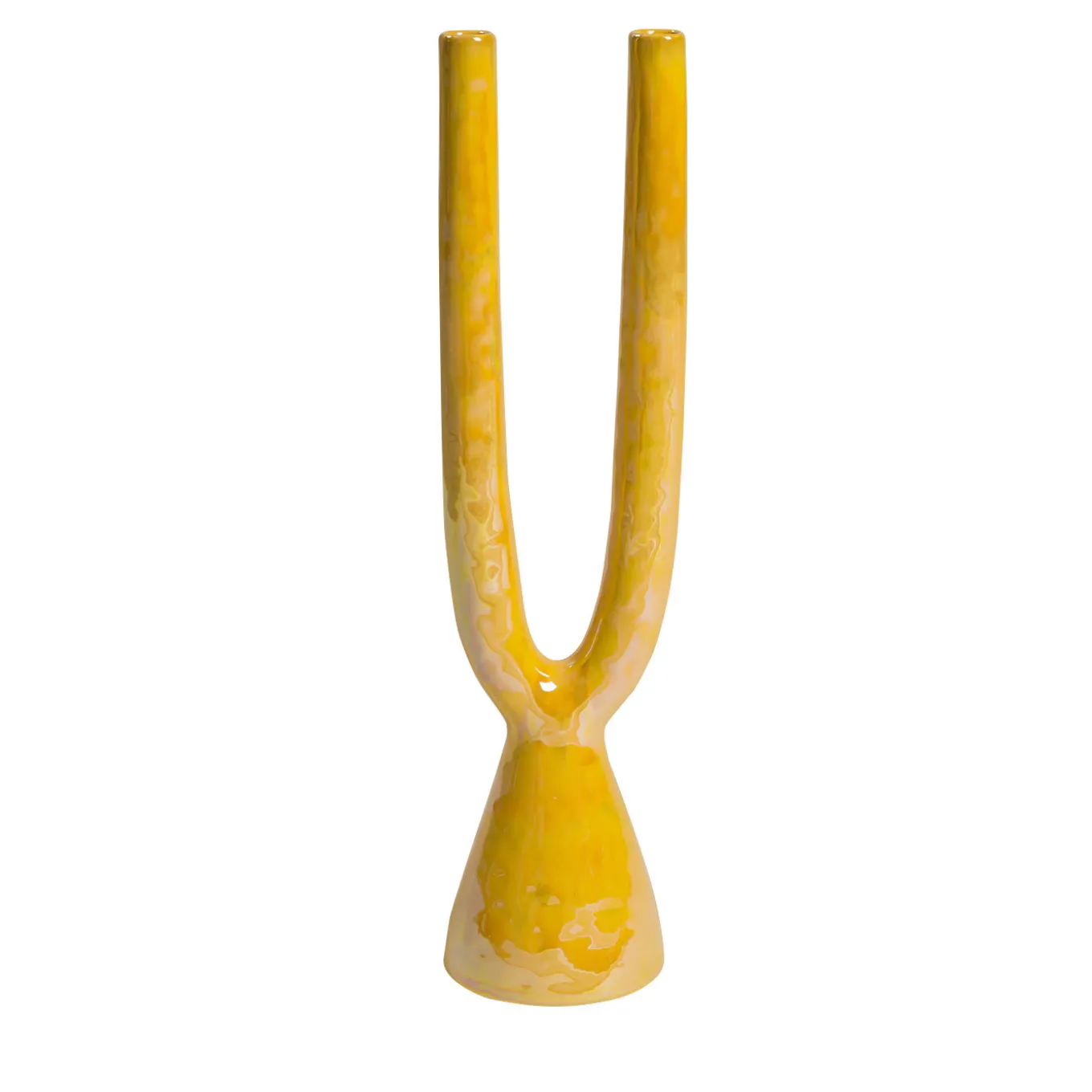 Arancia Candelabro in ceramica