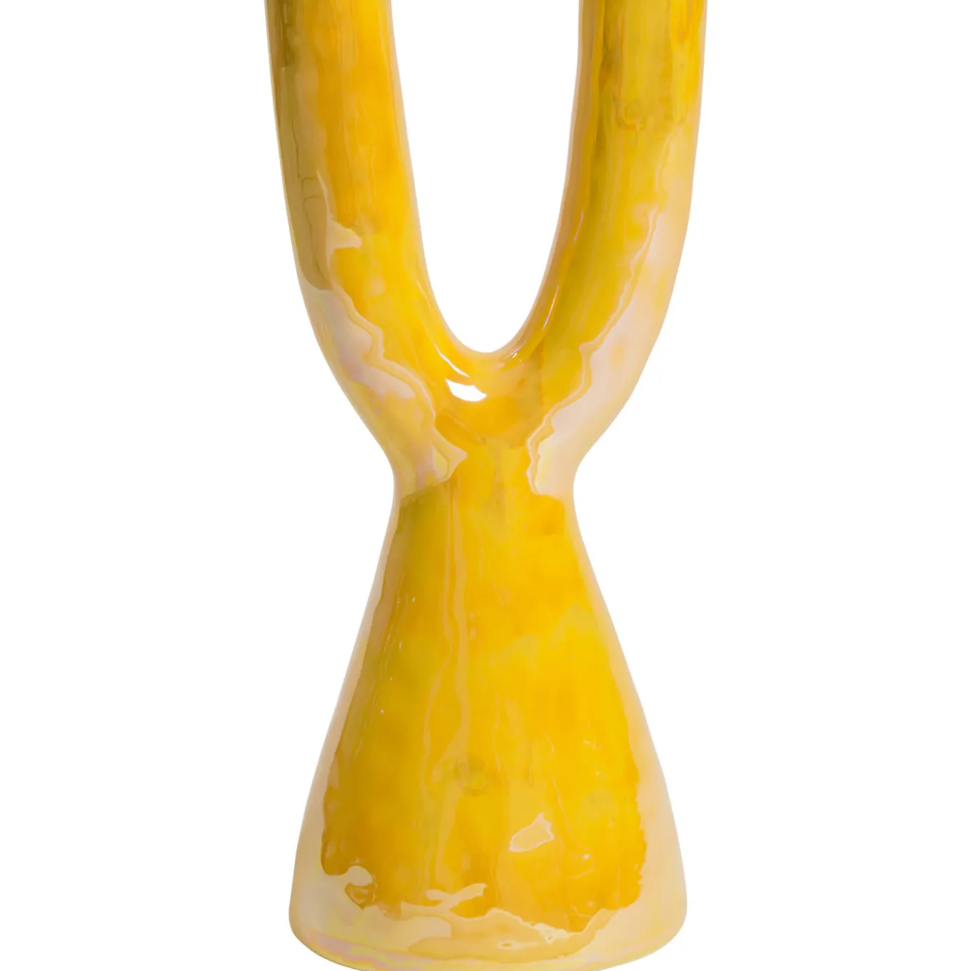Arancia Candelabro in ceramica