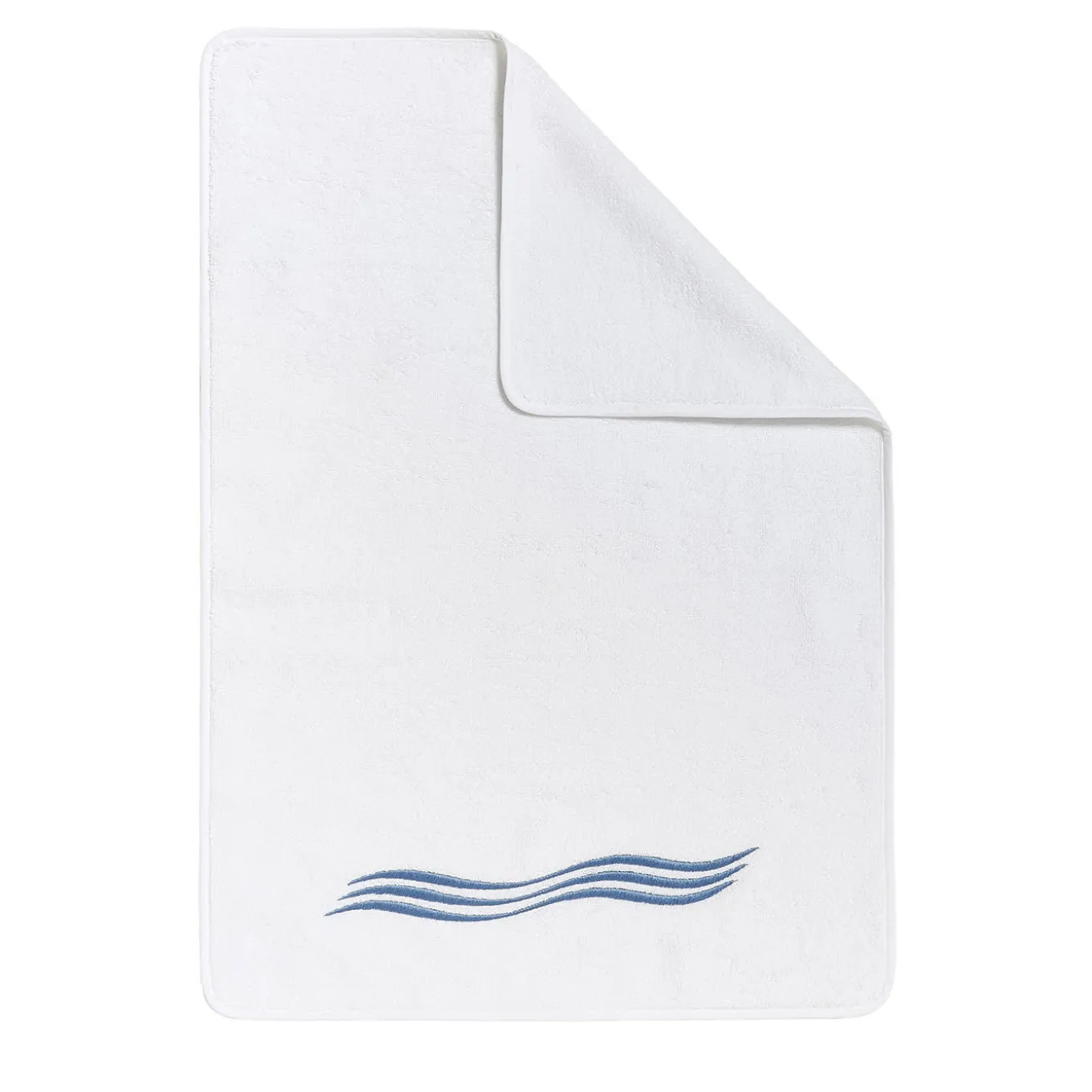 Asciugamano Tuffo bianco e blu Assisi