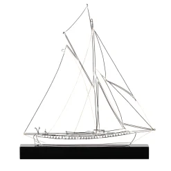 Barca a vela Saint Tropez in metallo
