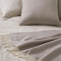 Biella60 Coperta grigio tortora