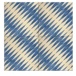 Blu Mare Set di 4 piastrelle #2