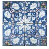 Blu Mare Set di 4 piastrelle #3