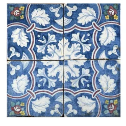 Blu Mare Set di 4 piastrelle #3