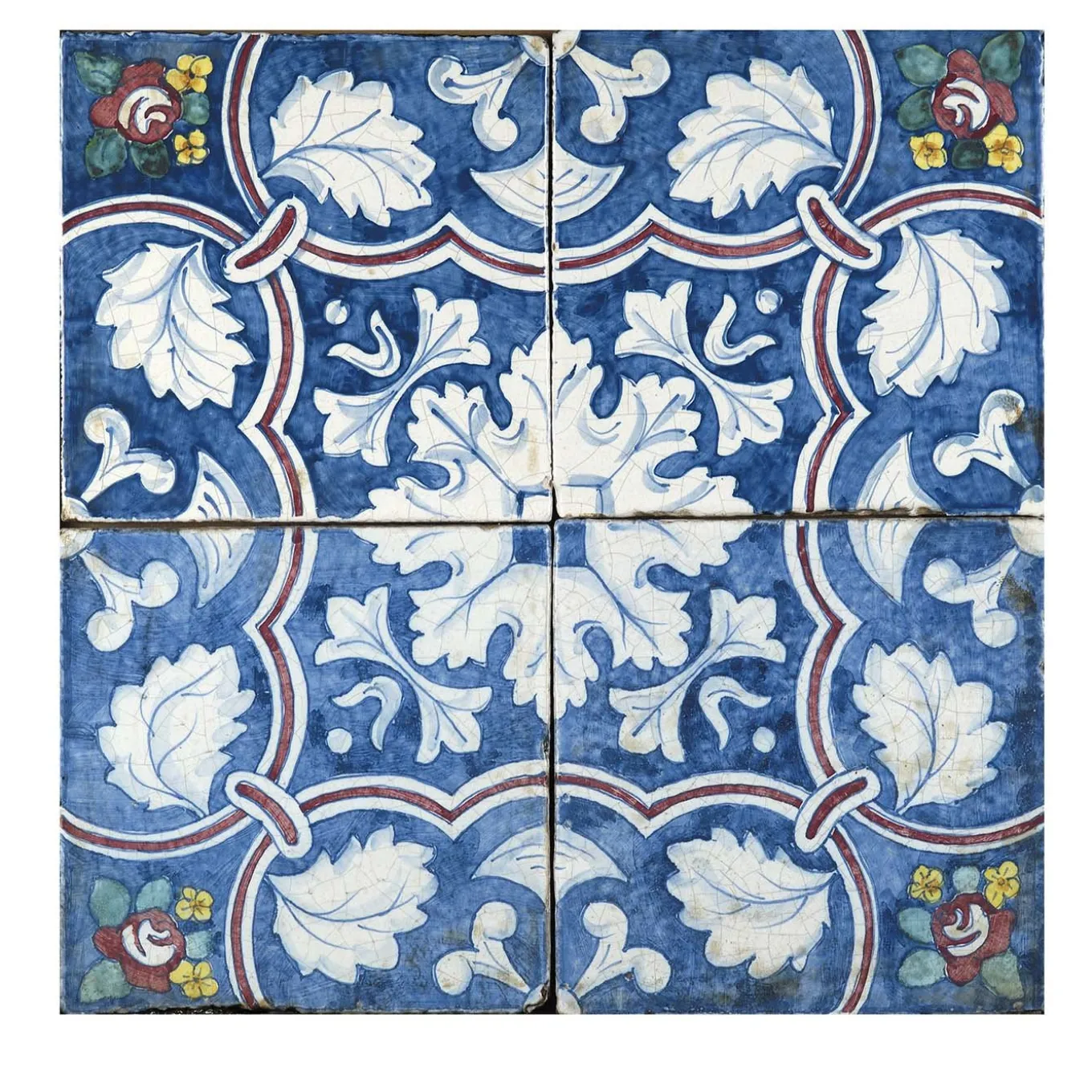 Blu Mare Set di 4 piastrelle #3