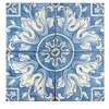 Blu Mare Set di 4 piastrelle #6