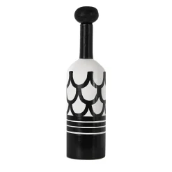 Bottiglia Decorativa Bauhaus Nera