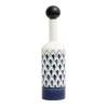 Bottiglia decorativa Gemini blu con coperchio