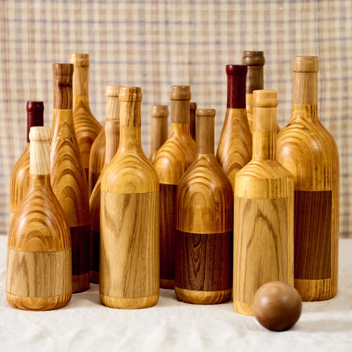 Bottiglia decorativa in legno in edizione limitata Gallinara #8