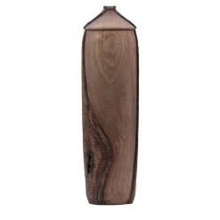 Bottiglia decorativa in legno Abbraccio
