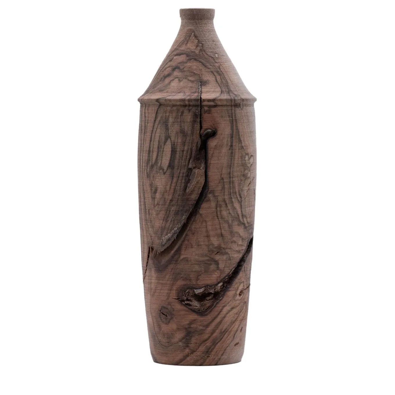 Bottiglia decorativa in legno Nebulosa