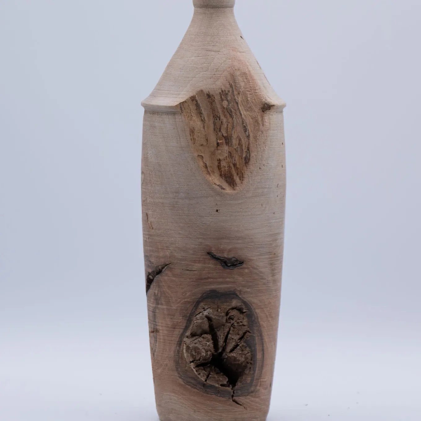 Bottiglia decorativa in legno Nebulosa