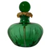 Bottiglia di profumo rotonda in cristallo verde Coco