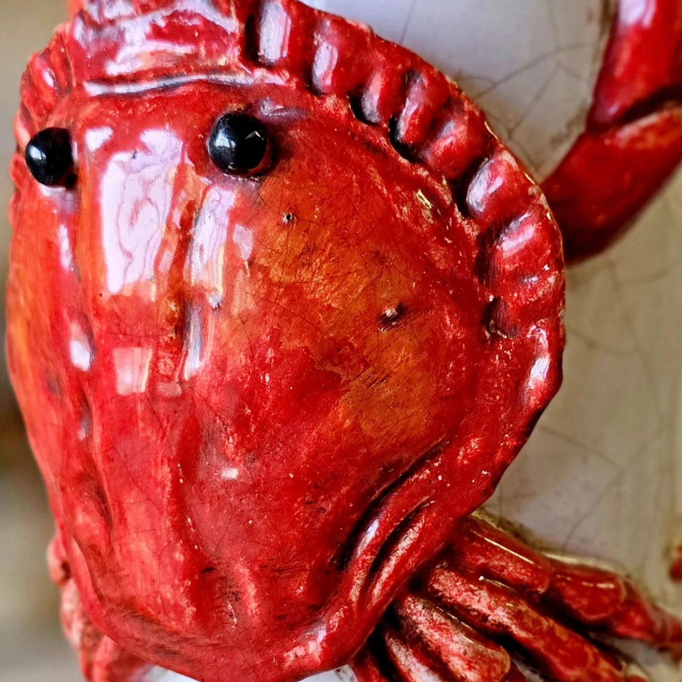 Bottiglia in Ceramica Policroma con Aragosta #2