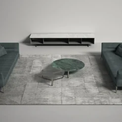 BSI 03 Tappeto Bamboo Iceberg Silvery di E. Garbin & M. Boglietti