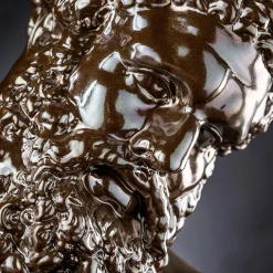 Busto di Ercole in ceramica