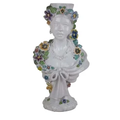 Busto di primavera in ceramica