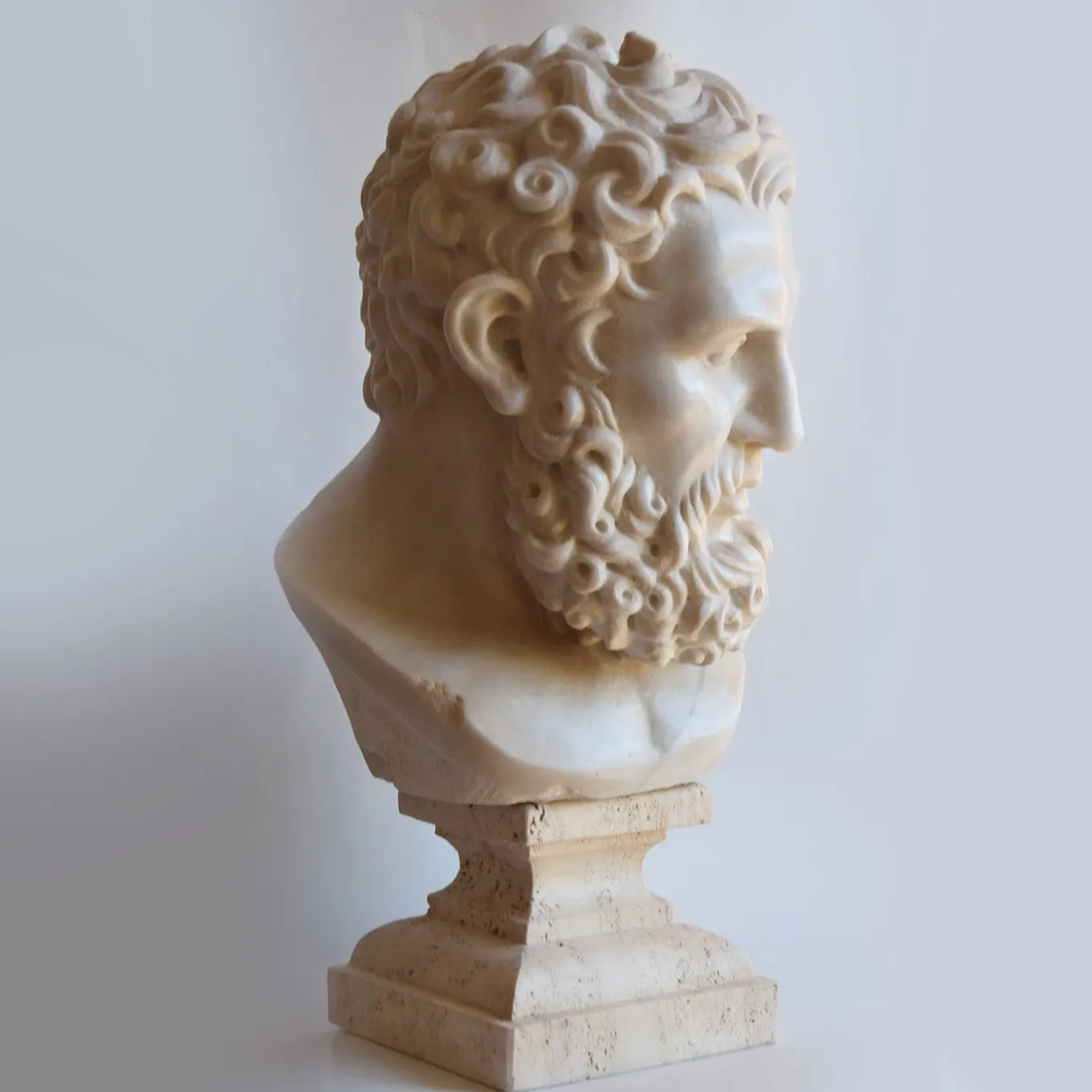 Busto di testa di Ercole