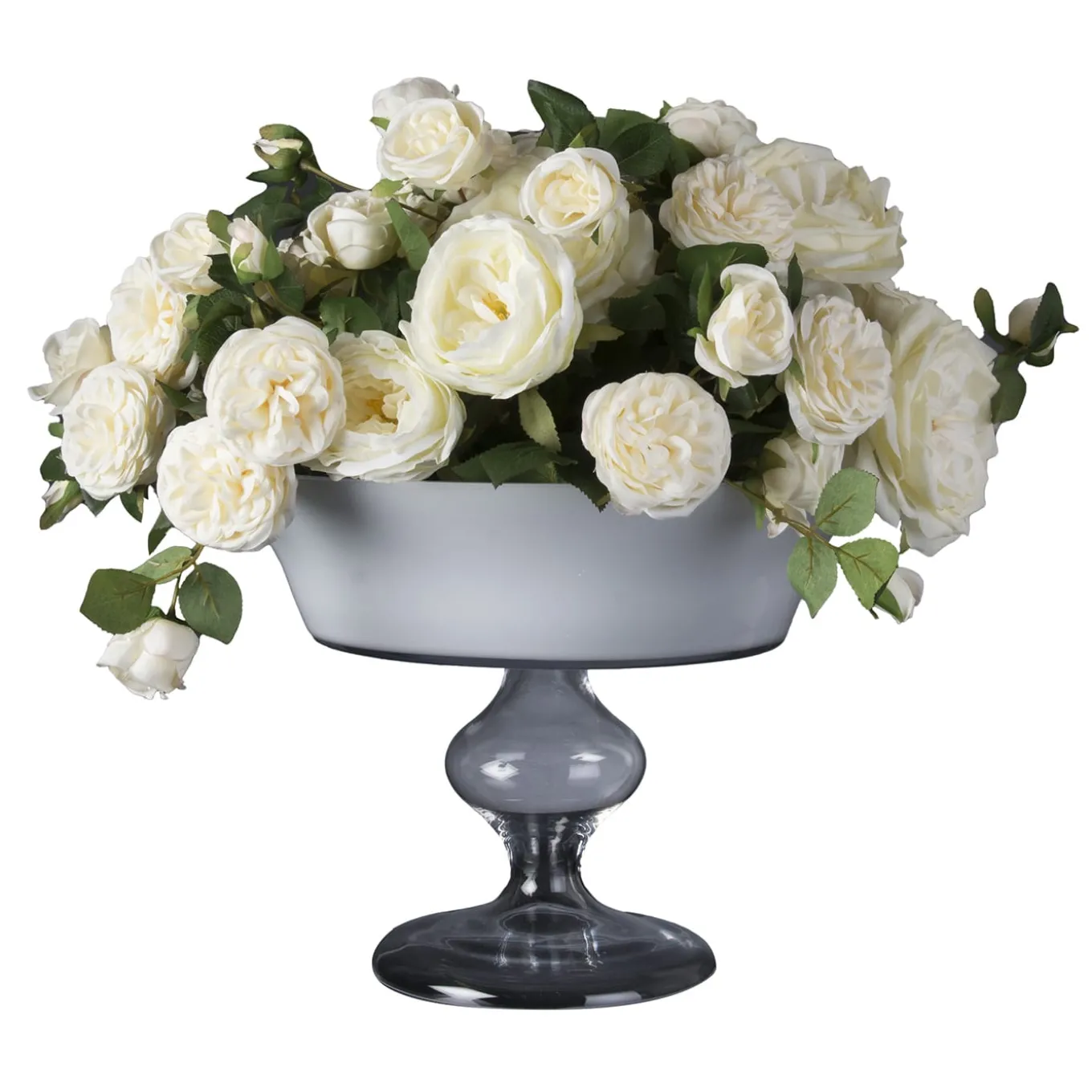 Camilla Roses Composizione floreale finta con vaso