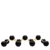 Candelabro a 11 sfere in marmo portoro nero Bramante di ADL Atelier Design Lab