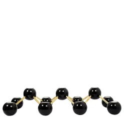 Candelabro a 11 sfere in marmo portoro nero Bramante di ADL Atelier Design Lab
