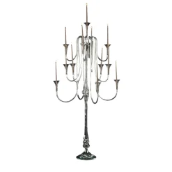 Candelabro trasparente Octopus a 13 bracci