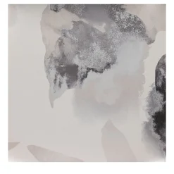 Carta da parati astratta in marmo grigio con fiori