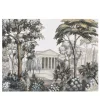 Carta da parati del tempio antico
