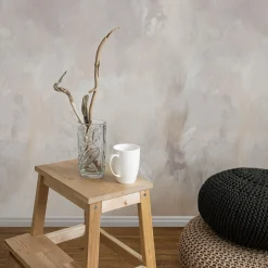 Carta da Parati in Stile Intonaco Veneziano Beige