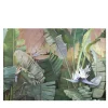 Carta da parati rosa Tropical Forest Mixedmade