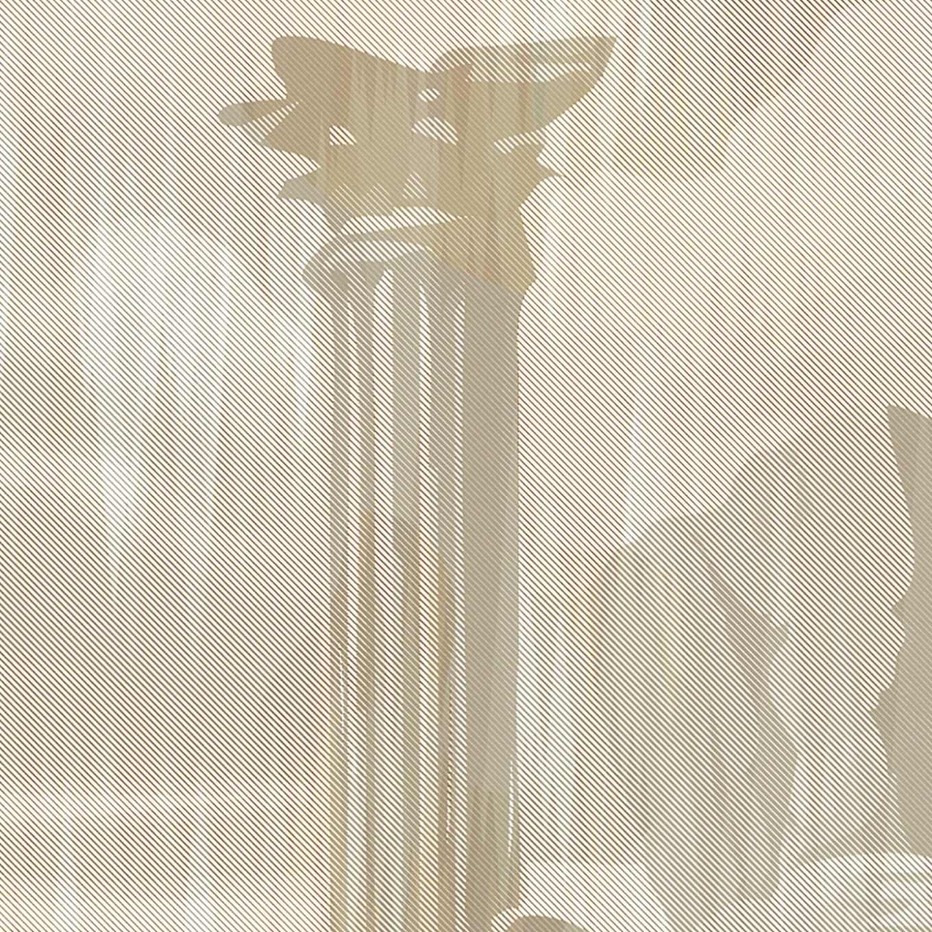 Carta da parati Storm of Stones and Shadows Tortora edition di Magnus Gjoen