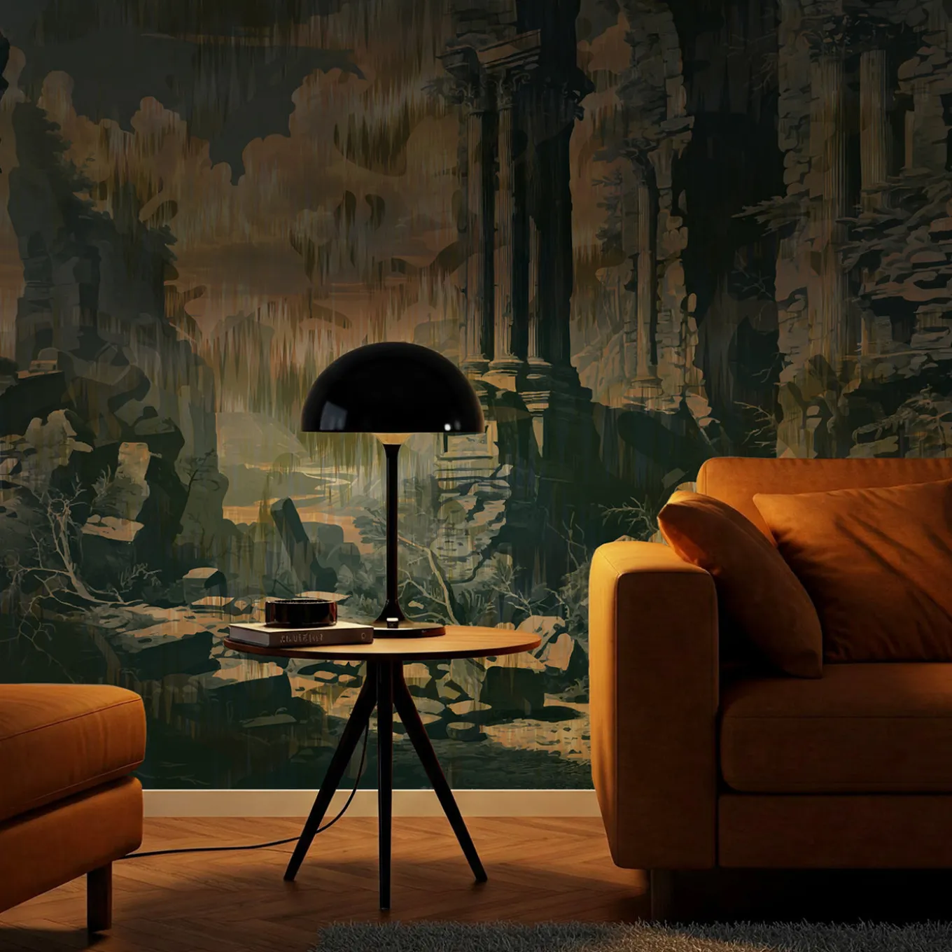Carta da parati Storm of Stones and Shadows Autumn edition di Magnus Gjoen