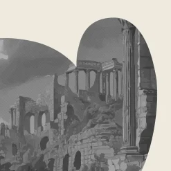 Carta da parati Whispers of Forgotten Past Egg Edition di Magnus Gjoen