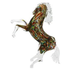 Cavallo Arlecchino Scultura in vetro di Murano
