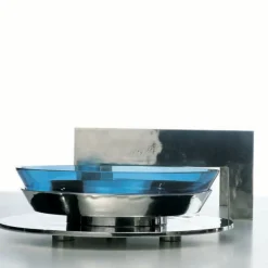 Centrotavola a tavola rotonda in edizione limitata di Ettore Sottsass