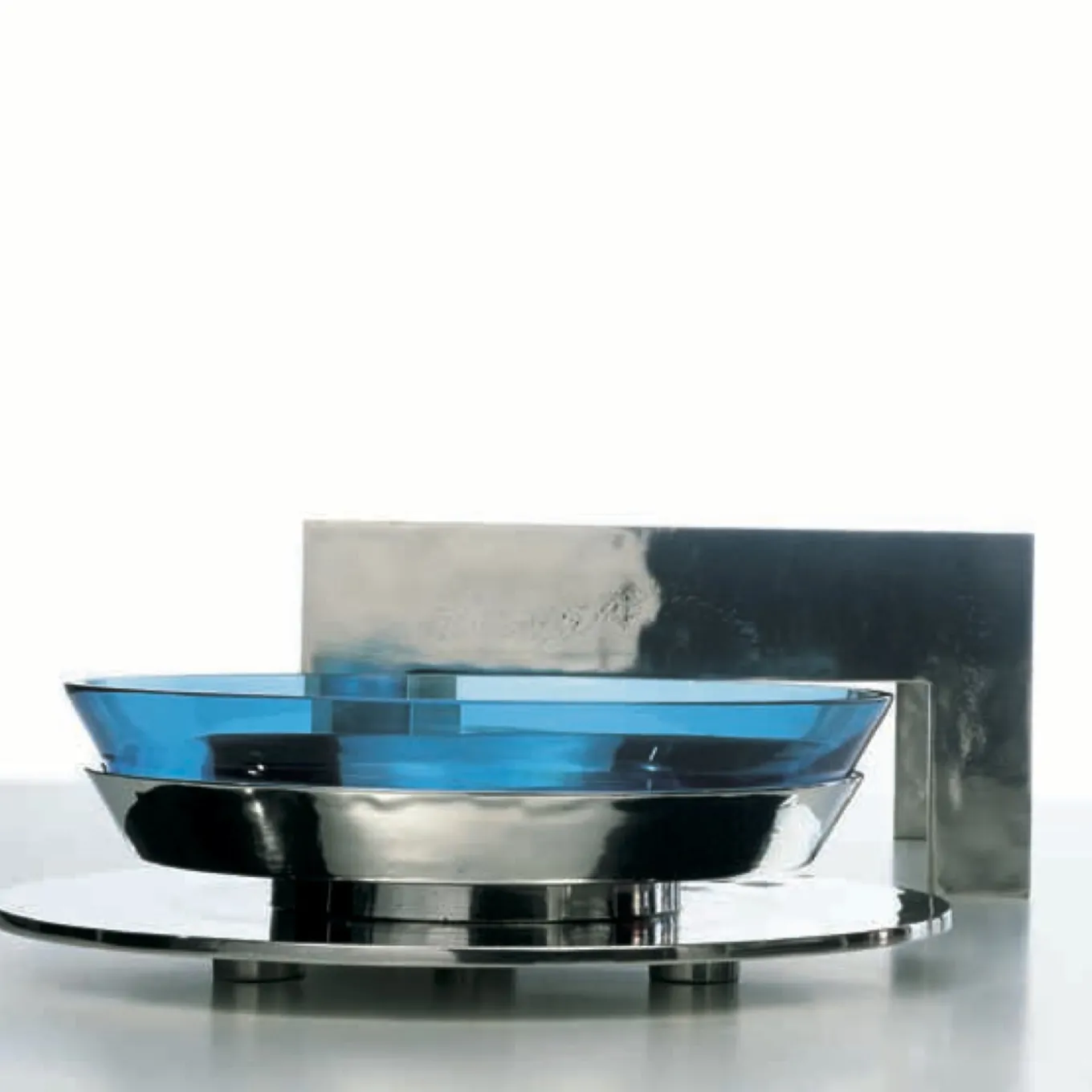 Centrotavola a tavola rotonda in edizione limitata di Ettore Sottsass