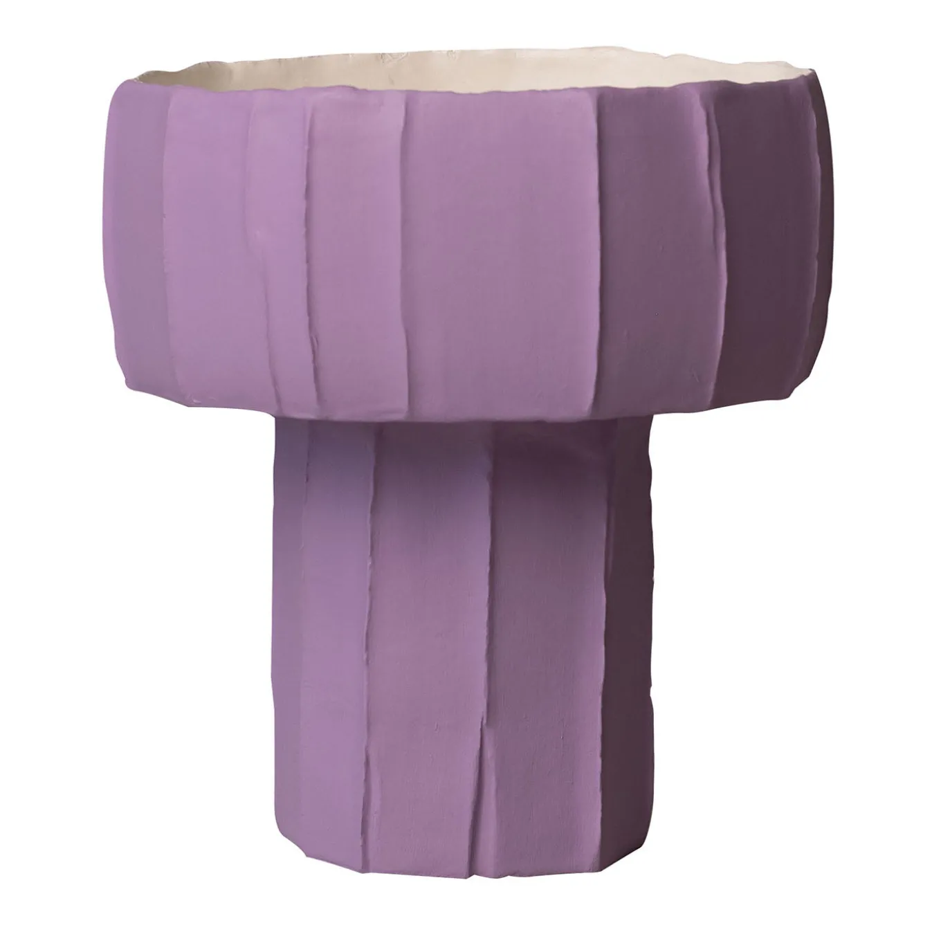 Centrotavola Coppa Ninfea Corteccia B13/Lavanda