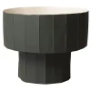 Centrotavola Coppa Ninfea Corteccia C1/Fango