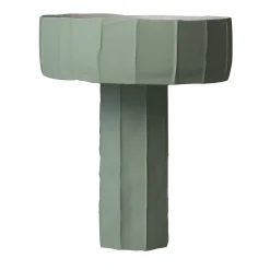 Centrotavola Coppa Ninfea Corteccia C3/Menta