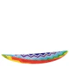 Centrotavola Gondola Iris in vetro di Murano di Andrea Orso