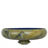 Centrotavola in ceramica dipinto a mano Panarea