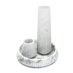 Centrotavola in marmo bianco di Carrara di Jacopo Simonetti