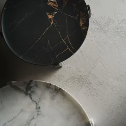 Centrotavola in marmo nero e oro Imperial M