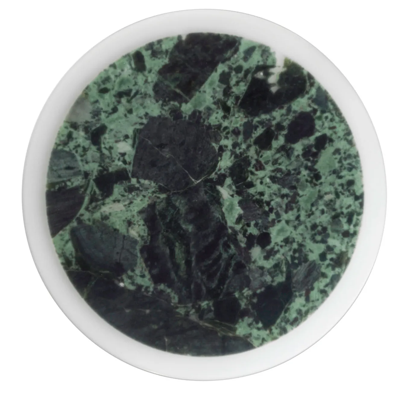 Centrotavola verde Impronte
